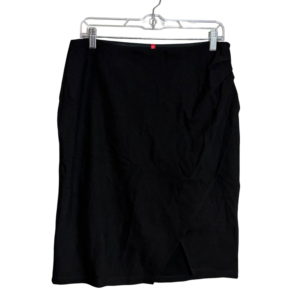 Ruby Ribbon Black Wrap Skirt With Lace Trim Size L Shape Wear‎
